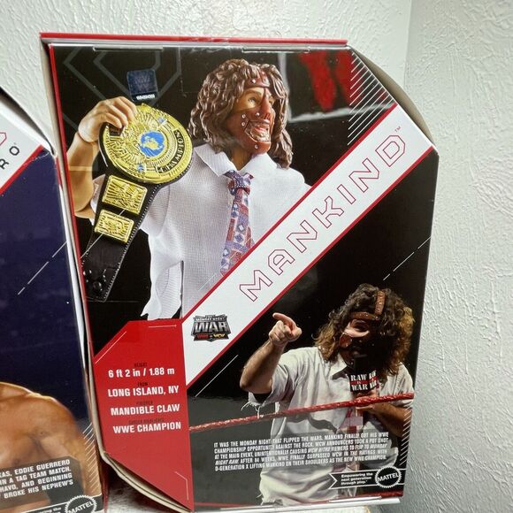 2 x WWE Mattel ULTIMATE EDITION Monday Night War Eddie Guerrero & Mankind Figure - Picture 12 of 16